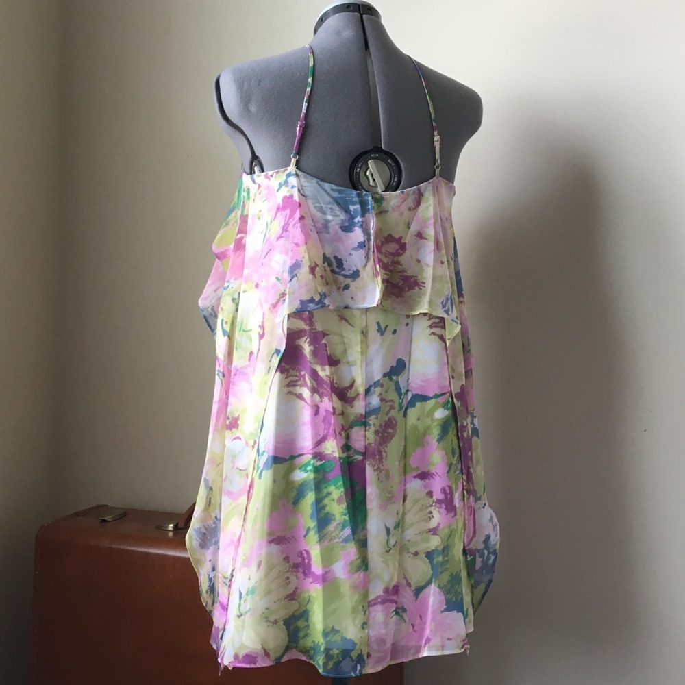Cross Spaghetti Strap Shift Dress - Picture 4 of 8